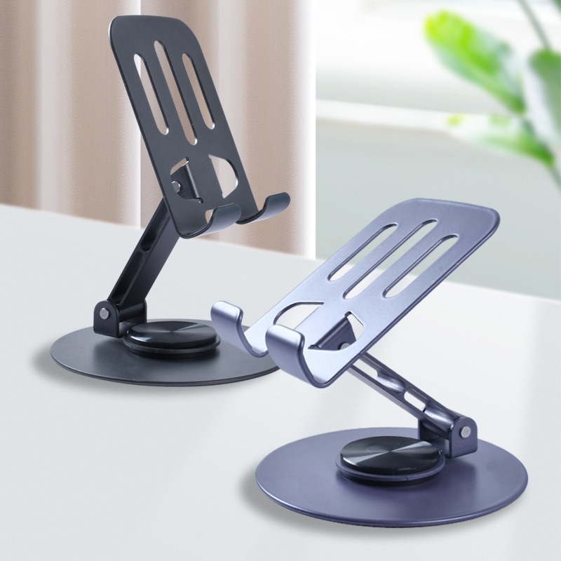 Multi-Angle 360° Rotating Metal Phone & Tablet Stand - Image 3