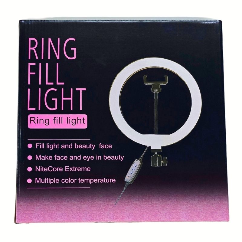 10-Inch Ring Light Kit + 7 Ft Ring Light Stand - Image 2