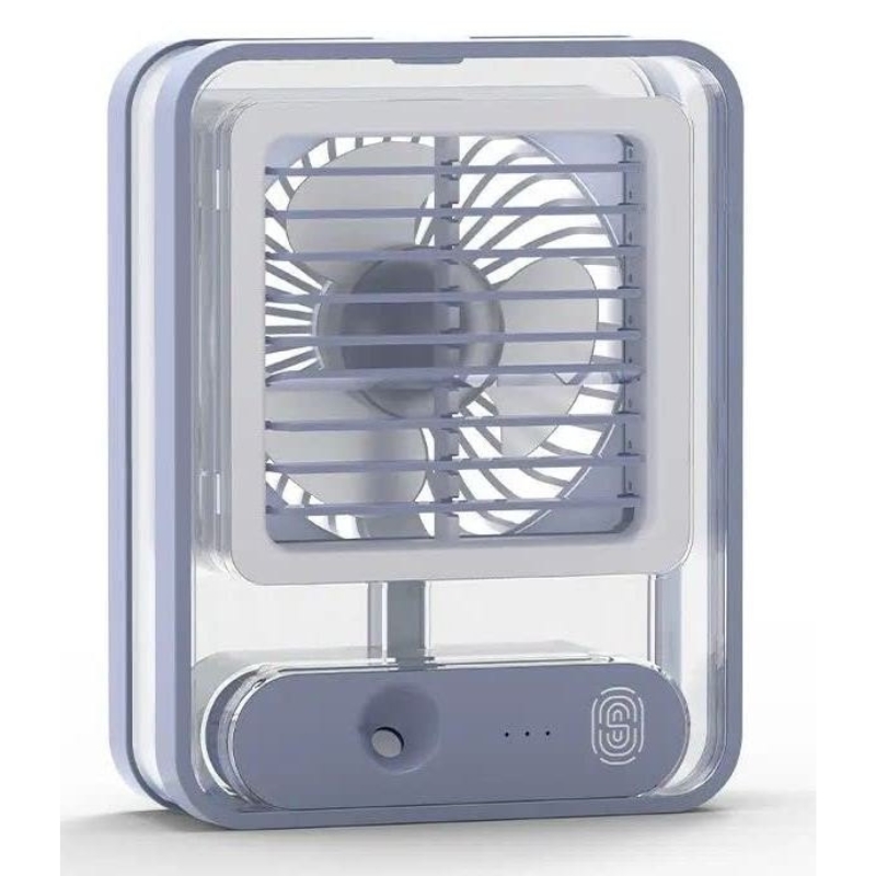 USB Air Cooler Fan – 3-Speed, Mist Spray, Rechargeable - Image 10