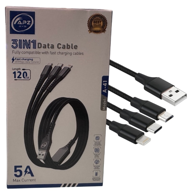 3-in-1 Fast Charging Cable 100W - Image 3