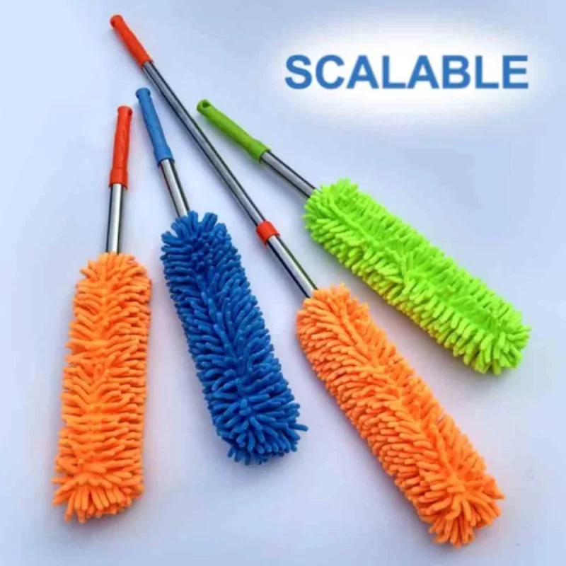 Flexible Micro-Fiber Duster With Telescopic Stainless Steel Handle - Image 8