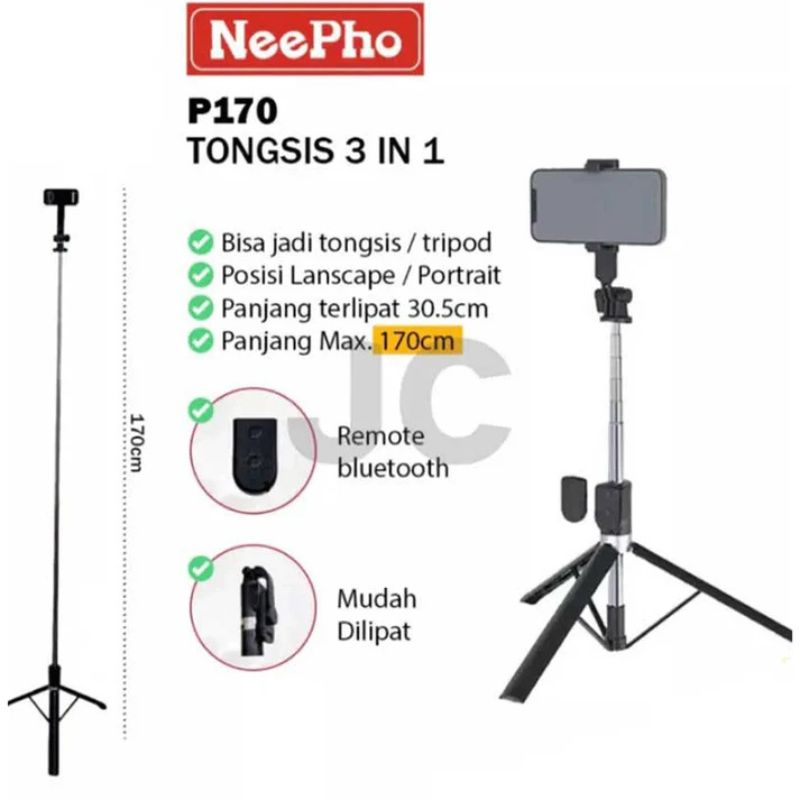 NeePho P170S Selfie Stick Tripod - Image 12