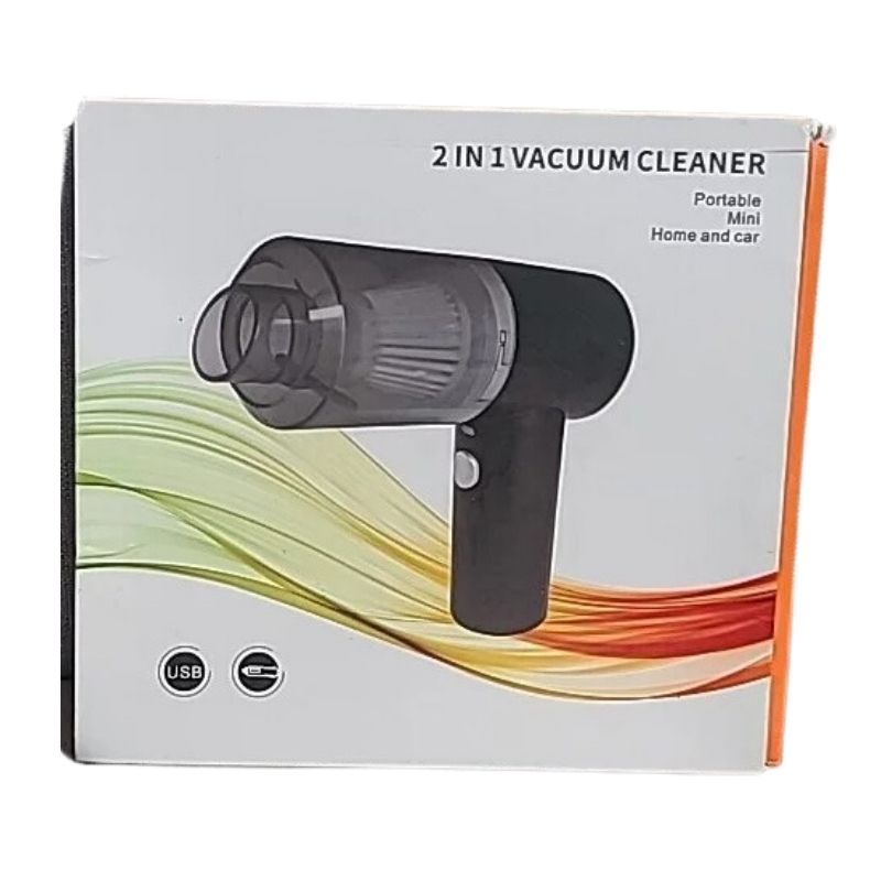 2-in-1 Wireless Portable Car Vacuum Cleaner | Cordless Handheld Mini Wet & Dry Cleaner - Image 2