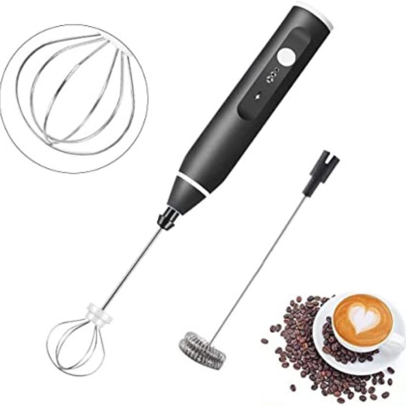 Rechargeable Electric Coffee Frother & Egg Beater - Image 3