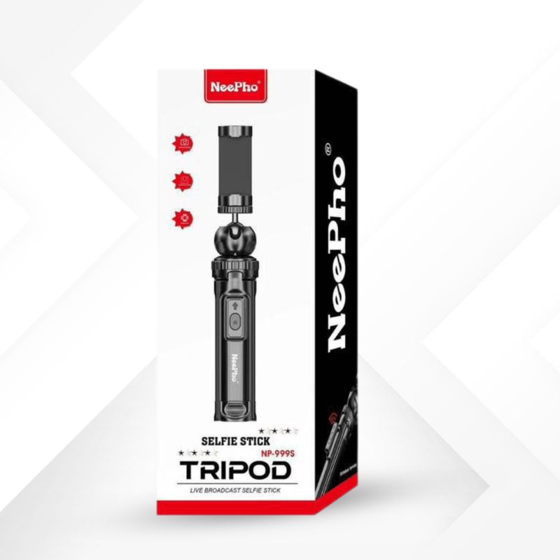 NeePho NP-999s 2-in-1 Selfie Stick & Tripod - Image 5