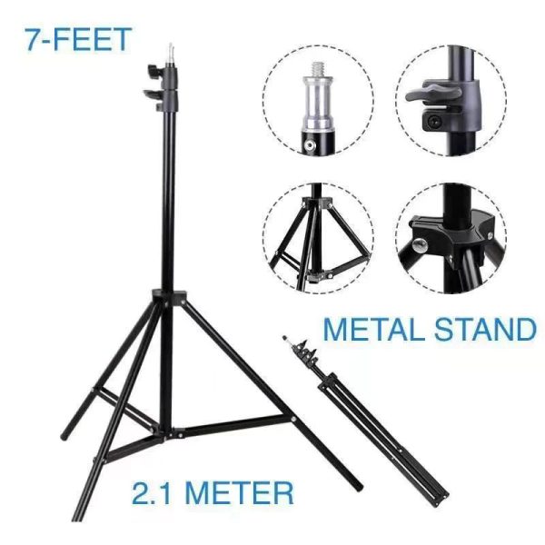 10-Inch Ring Light Kit + 7 Ft Ring Light Stand - Image 4