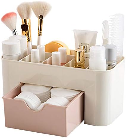 Plastic Makeup Organizer with Drawer - Image 6