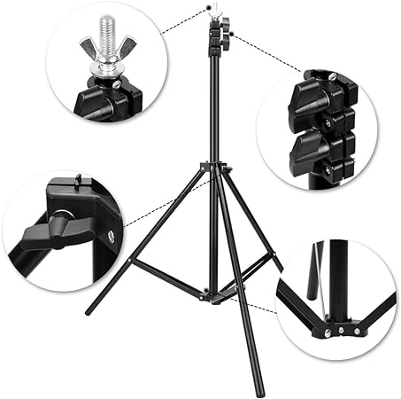 10-Inch Ring Light Kit + 7 Ft Ring Light Stand - Image 6