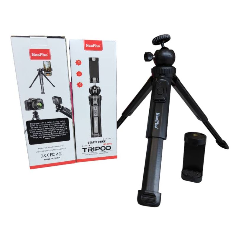 NeePho NP-999s 2-in-1 Selfie Stick & Tripod - Image 3