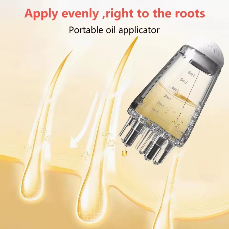 2-in-1 Scalp Root Hair Oil Applicator Comb