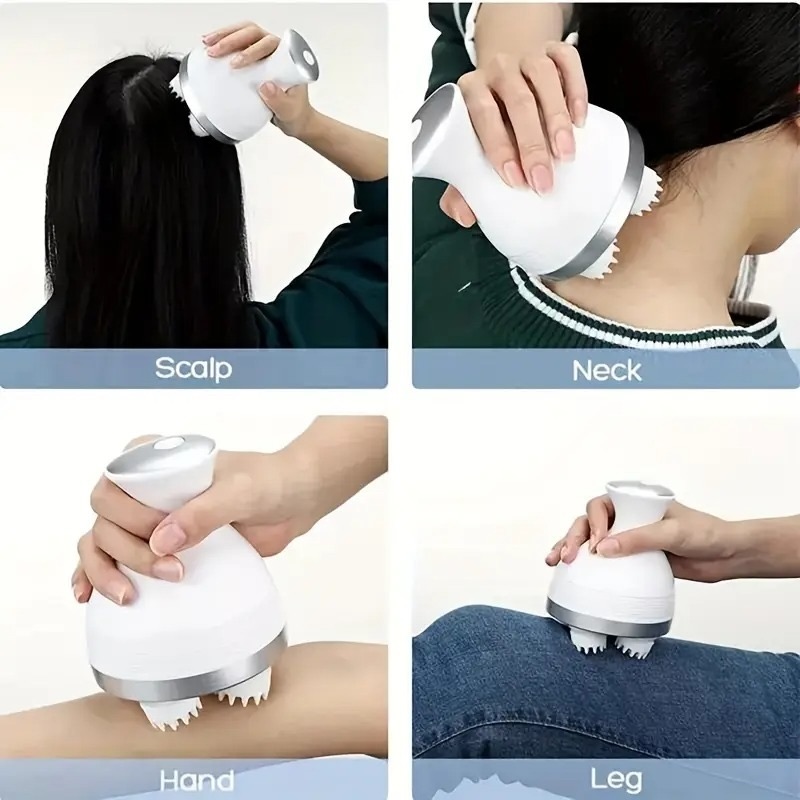 Electric Scalp Massager with 4 Clusters - Image 8