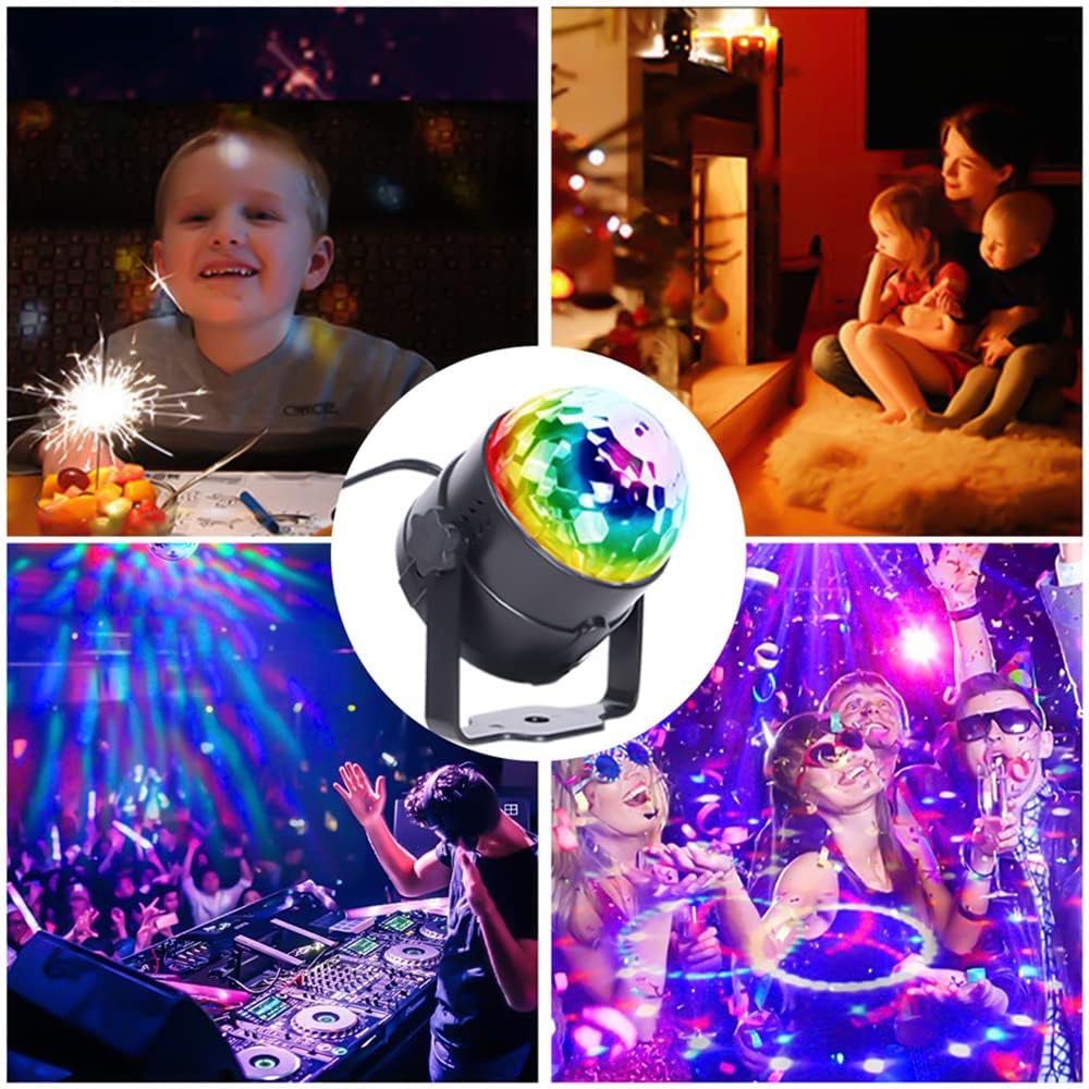 LED Disco Party Lights Crystal Magic Ball
