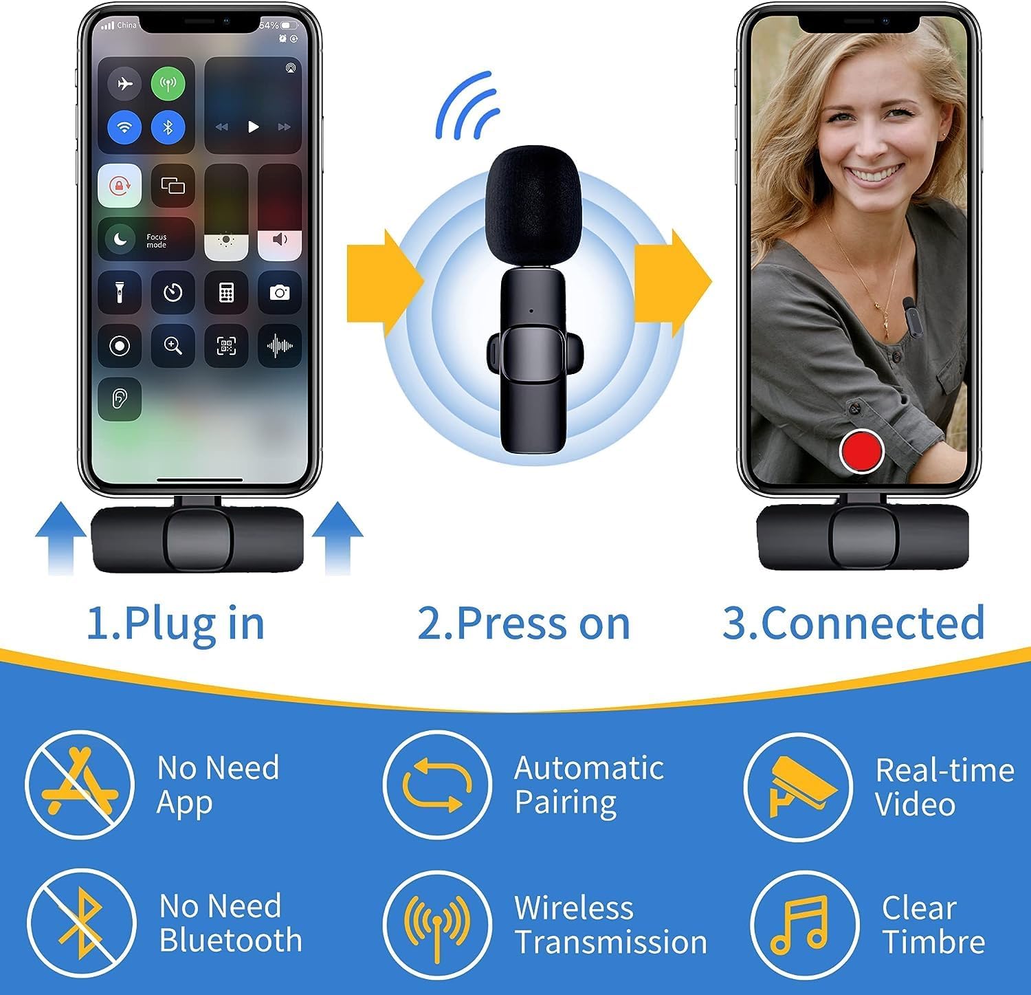 K9 Dual Wireless Lavalier Microphone - Image 5