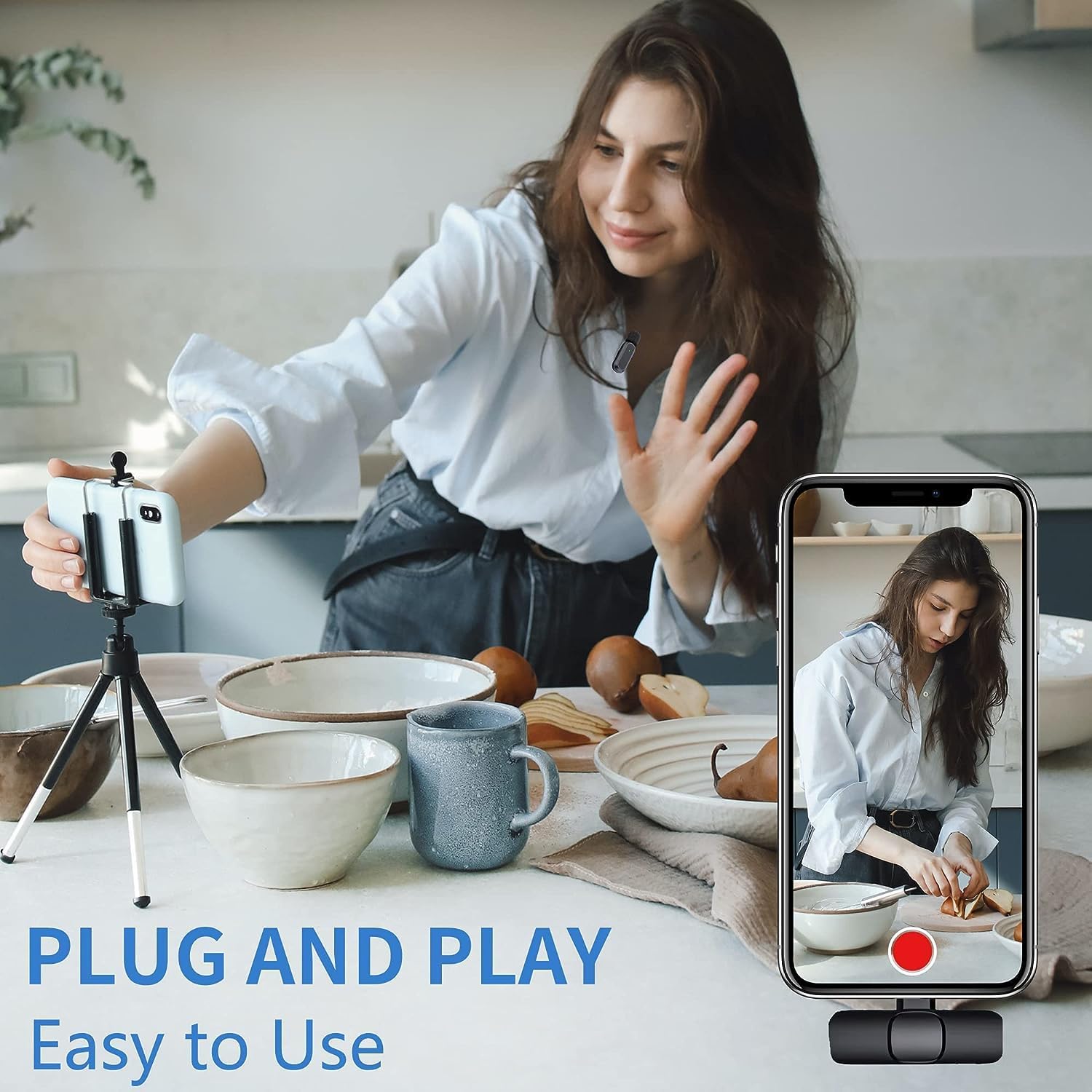K9 Dual Wireless Lavalier Microphone - Image 3
