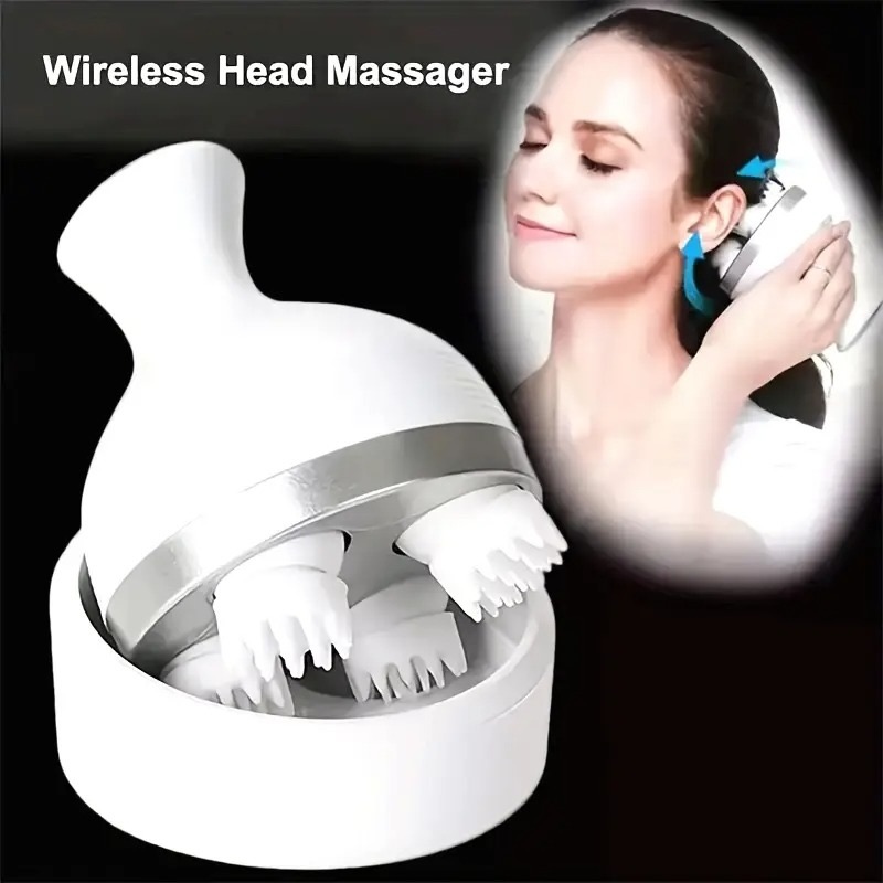 Electric Scalp Massager with 4 Clusters - Image 3