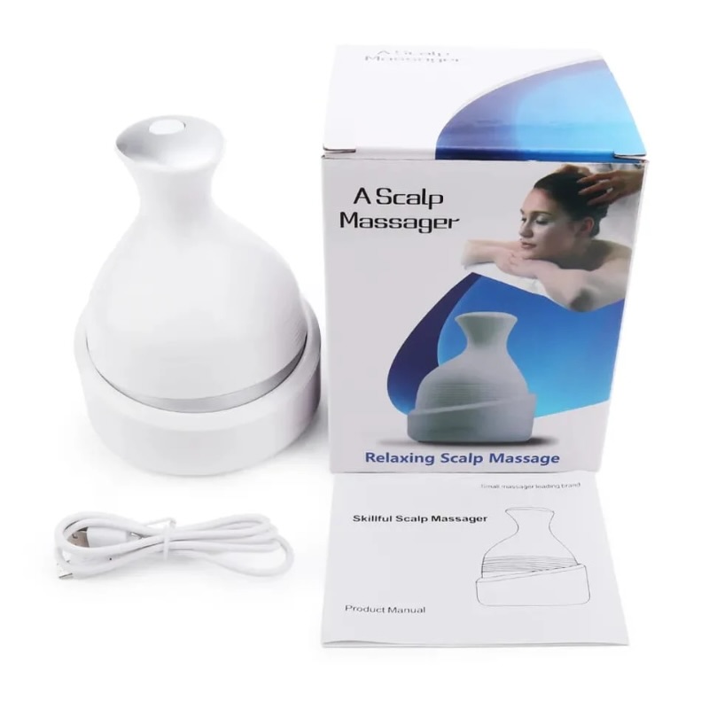 Electric Scalp Massager with 4 Clusters