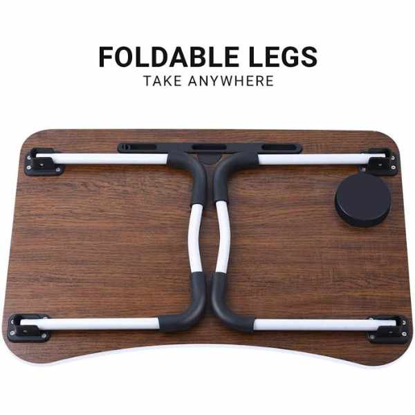 Laptop Table | Brown Color | Foldable Legs