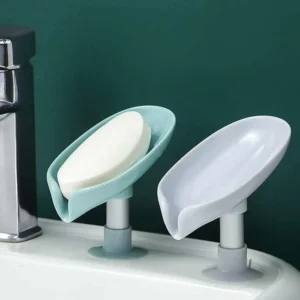 Leaf-Shaped Self-Draining Soap Holder