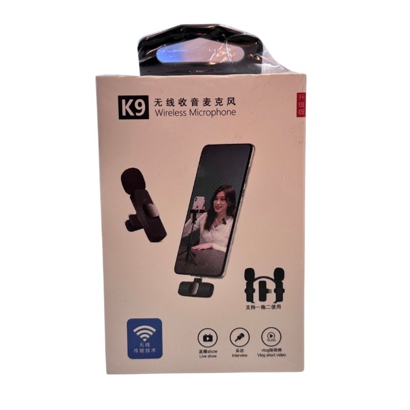 K9 Dual Wireless Lavalier Microphone - Image 2