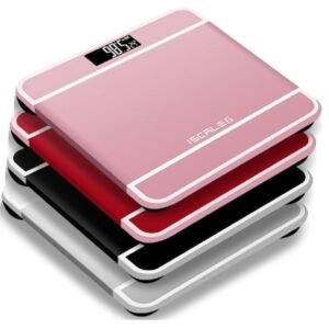 iScale Digital LED Bathroom Weighing Scale | Tempered Glass, Accurate & Automatic Weight Monitor