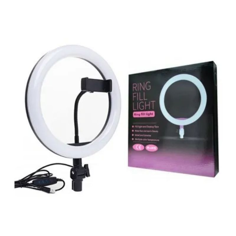 10-Inch Ring Light Kit + 7 Ft Ring Light Stand - Image 3