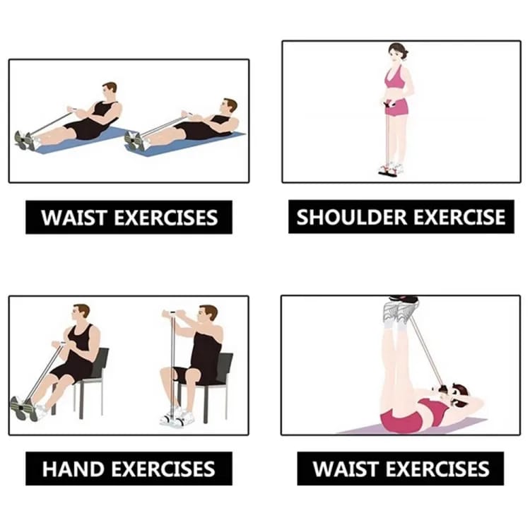 Tummy Trimmer Foot Pedal Resistance Band - Image 6
