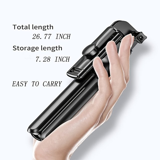 R1s Bluetooth Selfie Stick Tripod with Remote - Image 8