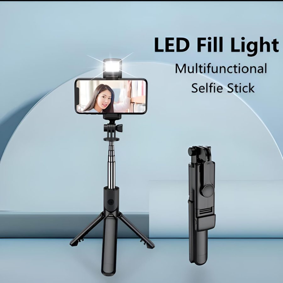 R1s Bluetooth Selfie Stick Tripod with Remote - Image 7