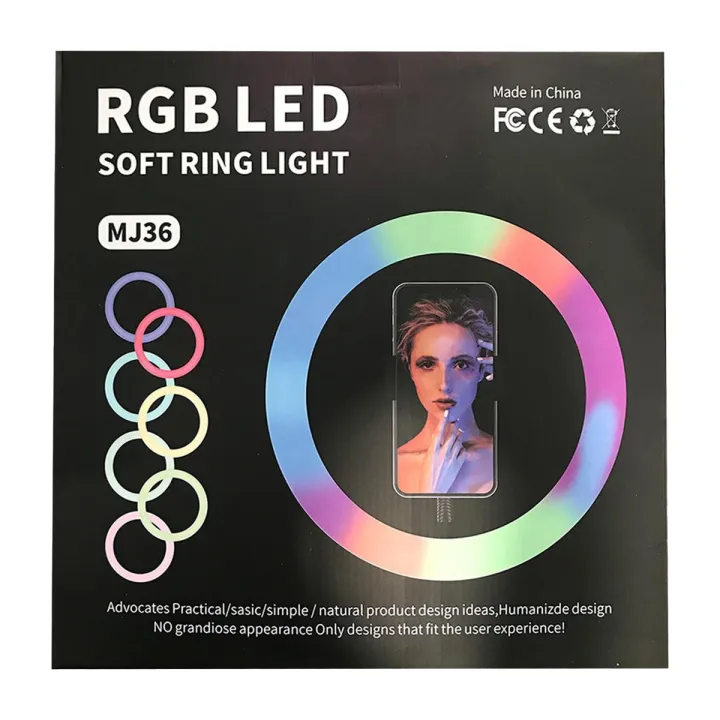 MJ36 RGB LED Ring Light 36cm