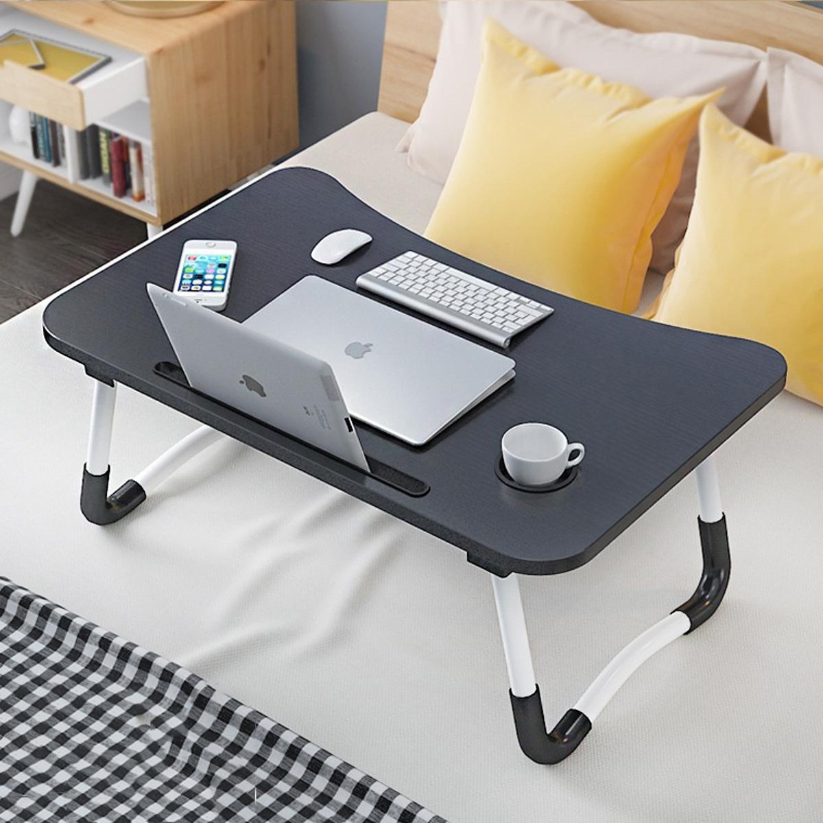 Laptop Table | Black Color | Foldable Legs