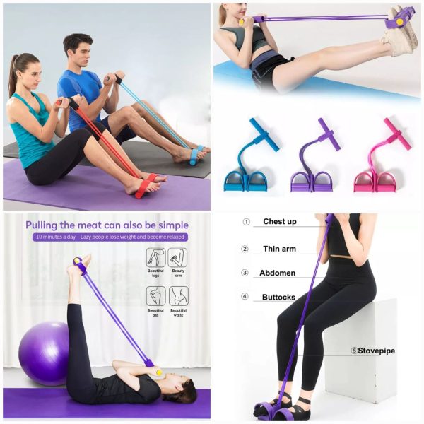 Tummy Trimmer Foot Pedal Resistance Band - Image 7