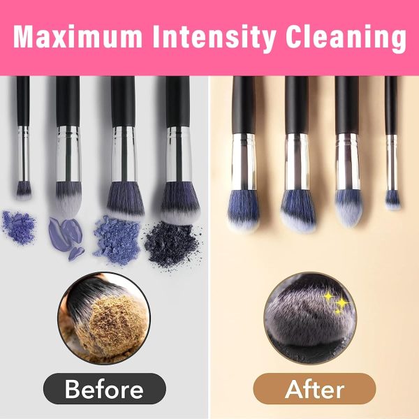 Electric Makeup Brush Cleaner Machine | Automatic USB Rechargeable Brush Washer - Image 6