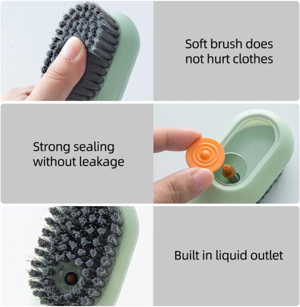 Shoe Brush with Liquid Dispensing - Image 4