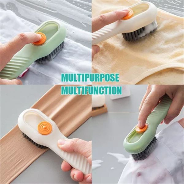 Shoe Brush with Liquid Dispensing - Image 3