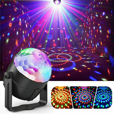 LED Disco Party Lights Crystal Magic Ball 3W RGB - Image 4