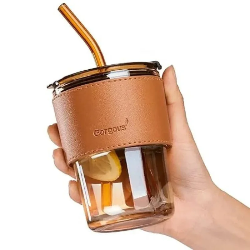 Bamboo Joint Glass Cup - Image 6