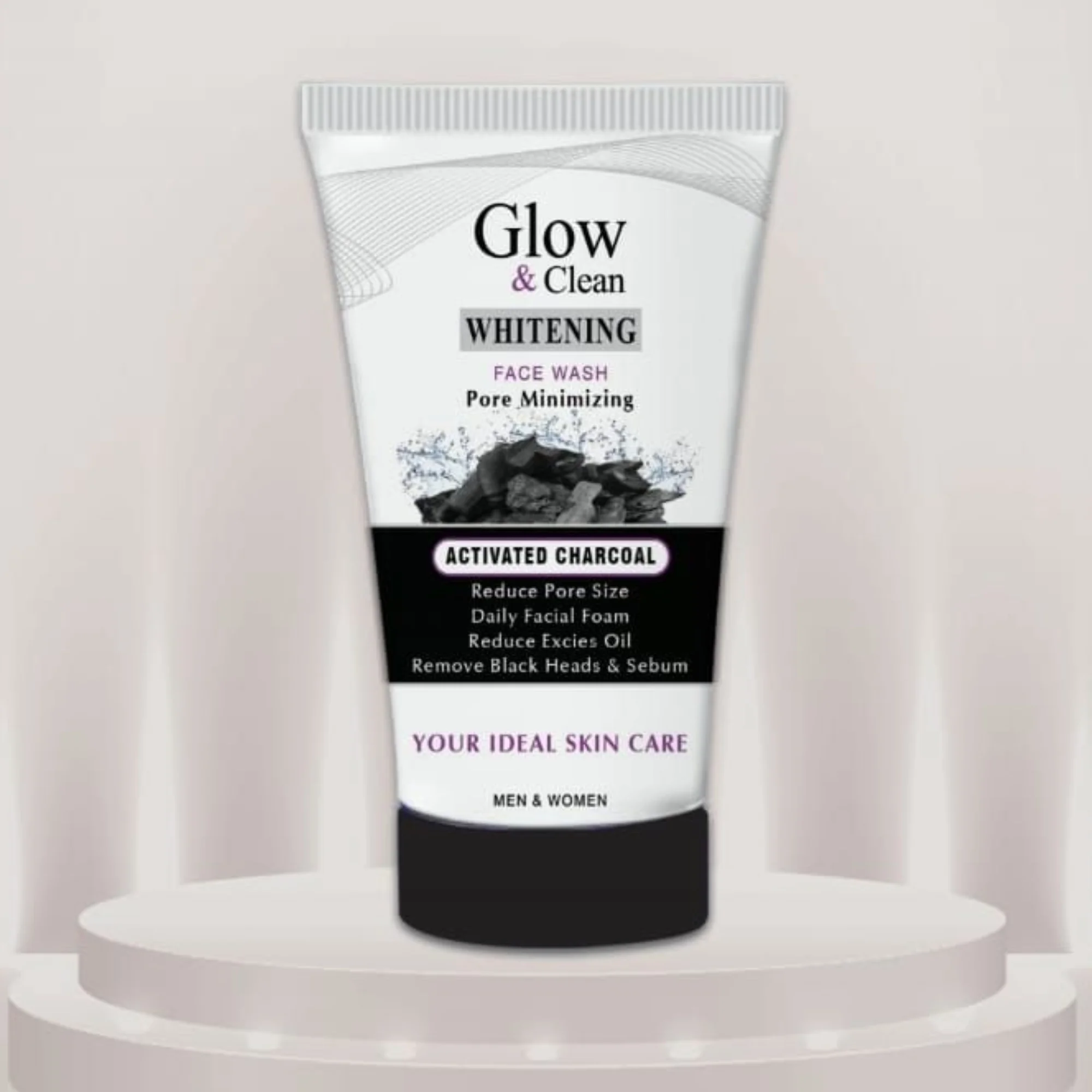 Glow & Clean Charcoal Face Wash - Image 4