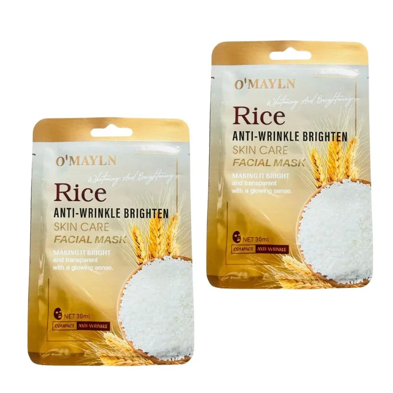 Pack of 2 | O’Mayln Rice Facial Mask