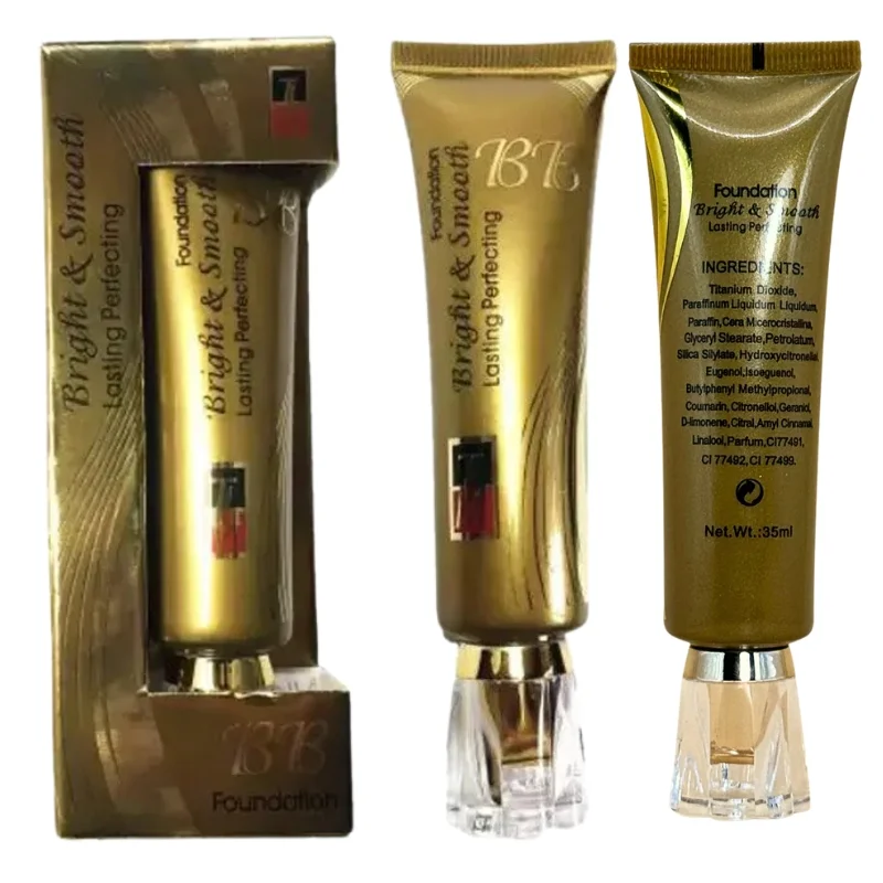 BB Makeup Foundation Bright & Smooth BB Cream 35ml Waterproof Long-Lasting - Image 3