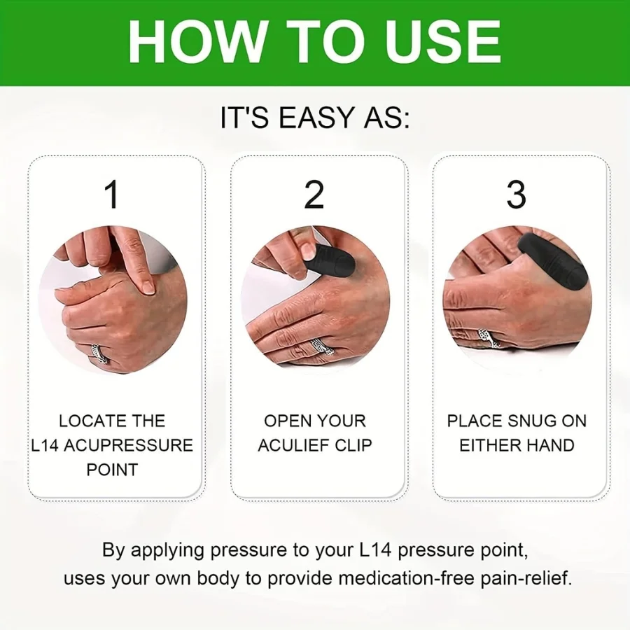 Sugar Control LI4 Acupressure Hand Clip - Image 5