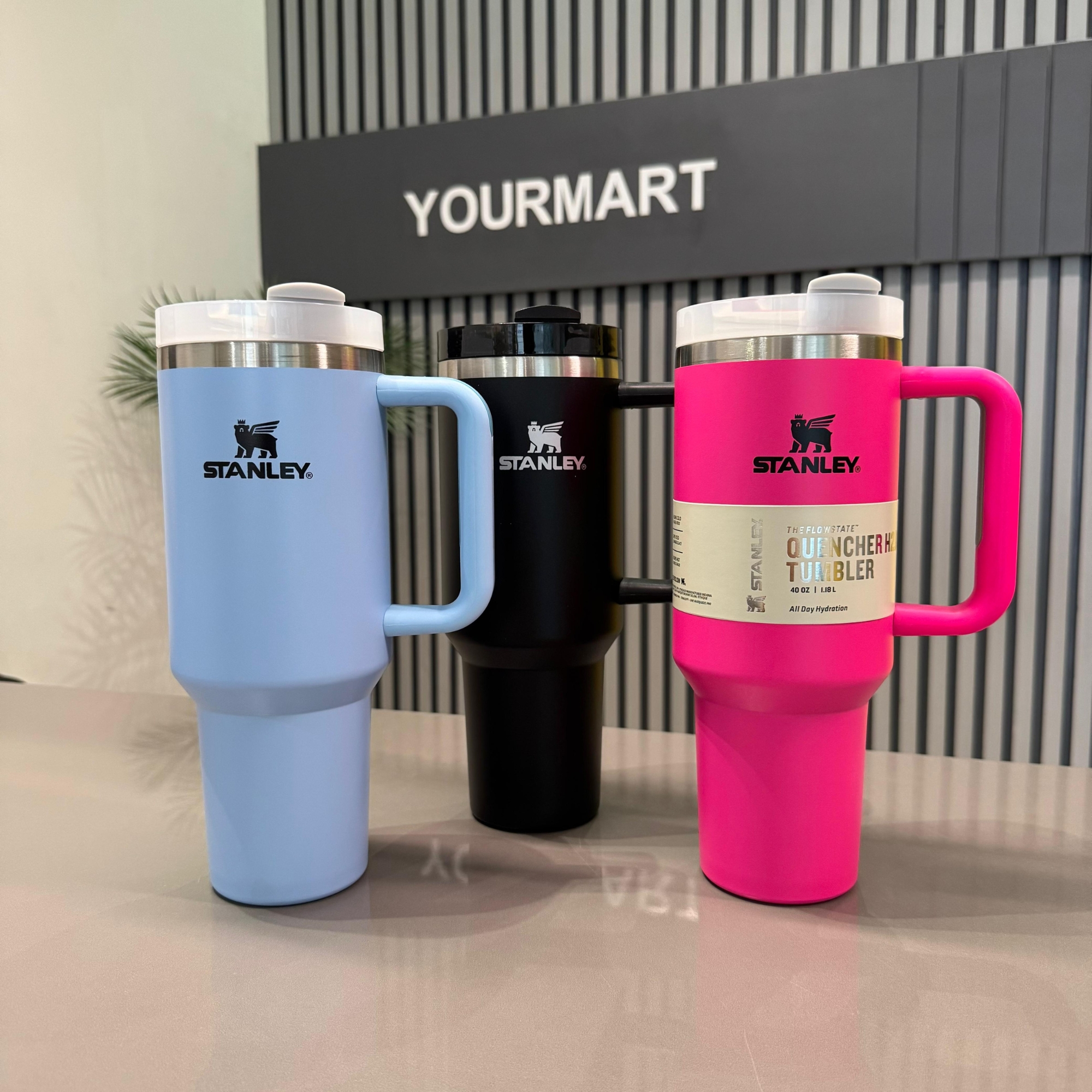 Black Stanley 40 Oz Stainless Steel Tumbler | Leak-Proof Vacuum Insulated Travel Mug | Hot & Cold - Image 7