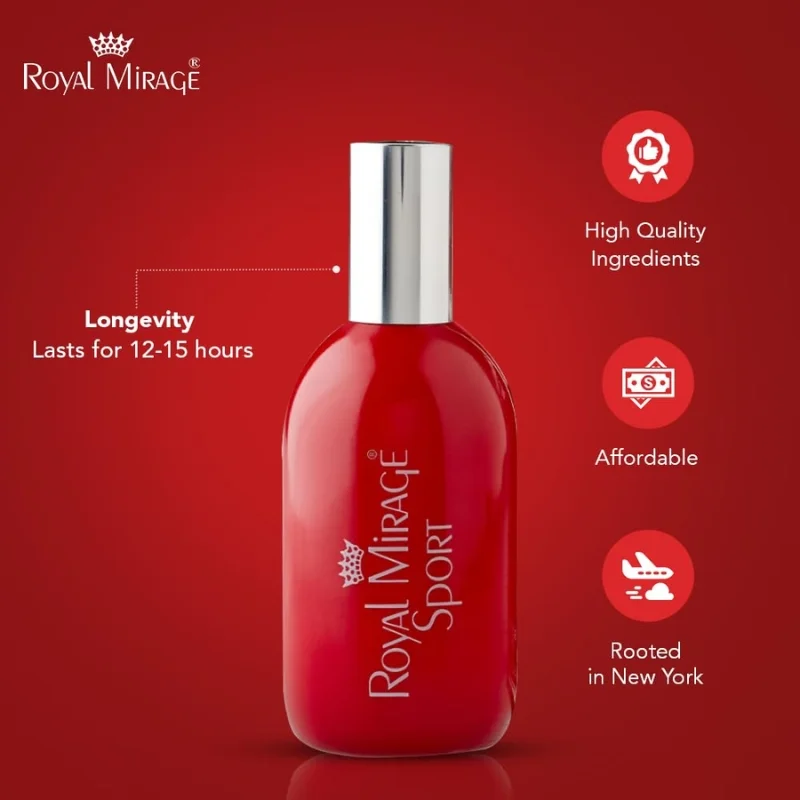 Royal Mirage Sport Eau De Cologne 120ml - Image 4