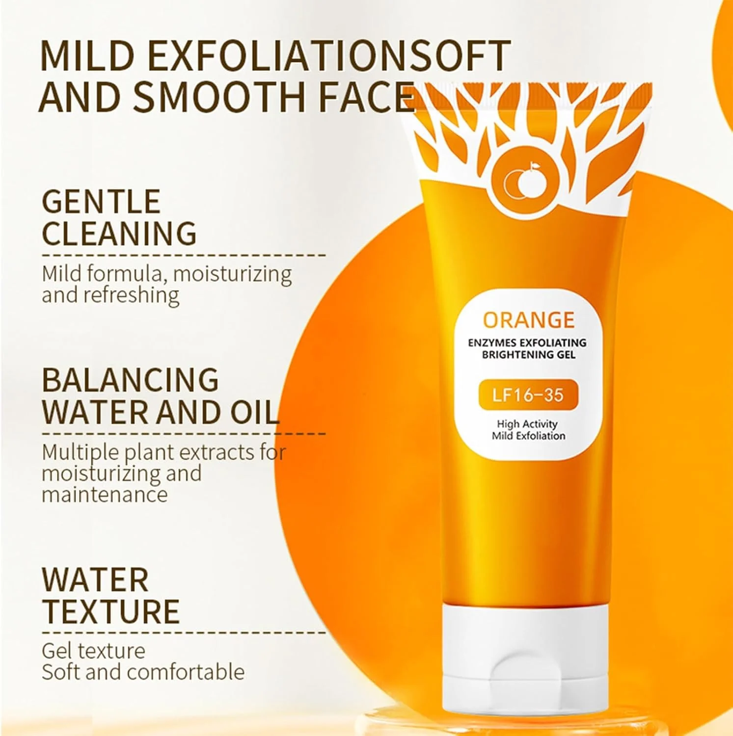 Orange Enzymes Exfoliating Brightening Gel LF16-35.