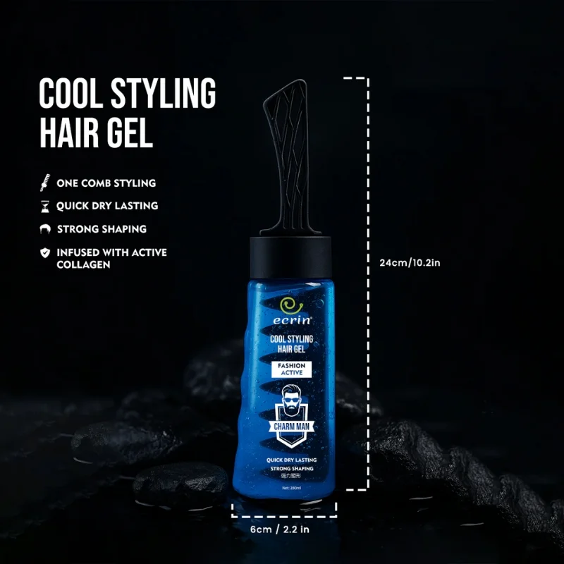 ECRIN Cool Styling Hair Gel 280ml - Image 2