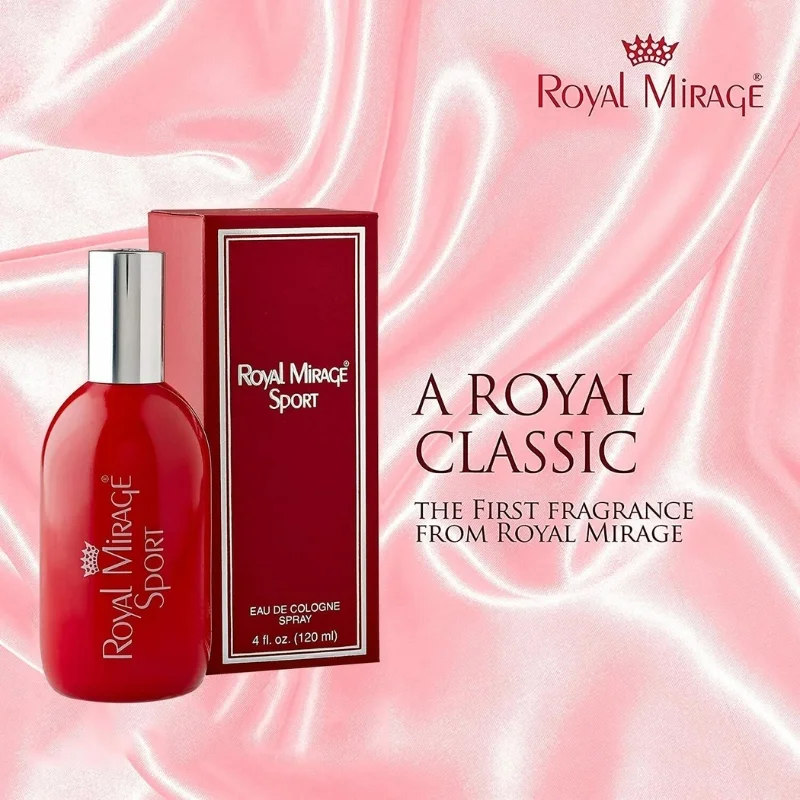 Royal Mirage Sport Eau De Cologne 120ml - Image 3
