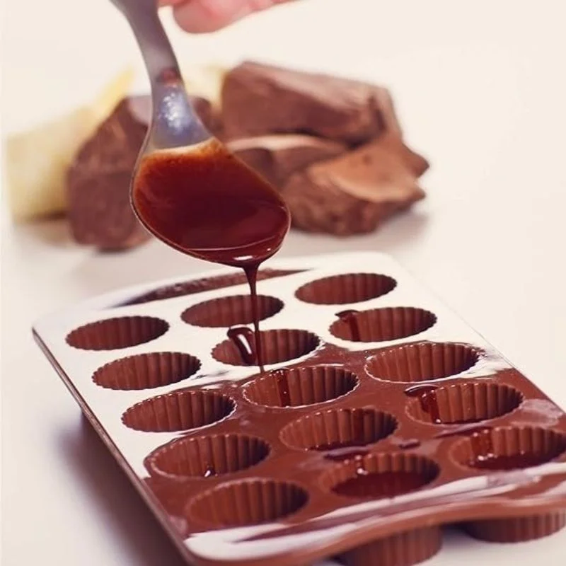 Silicone Chocolate Molds Shapes | Non-Stick Candy & Cake Making Mold for Kids & Adults | Random Shapes - Image 3