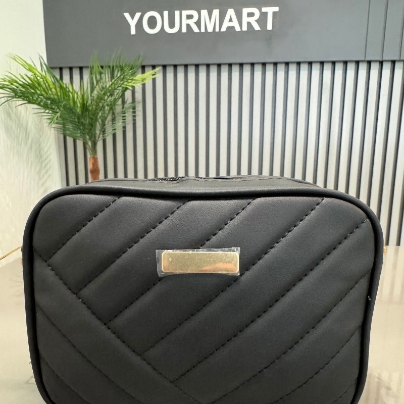 Black Leather Handbag for Girls - Image 4