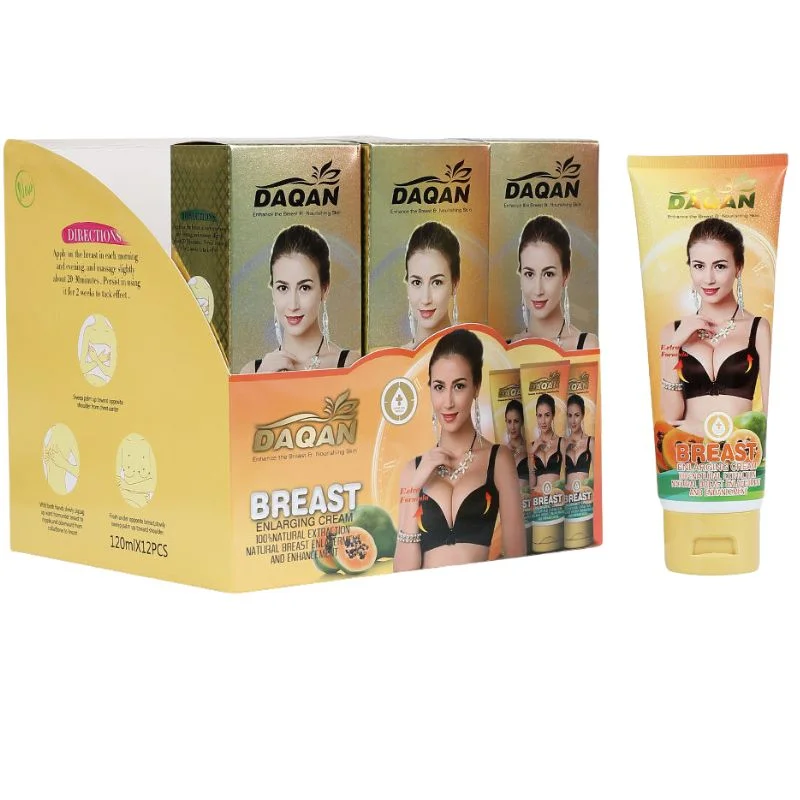 Daqan Papaya Extract Breast Enlarging Cream | Organic Breast Enhancement & Skin Elasticity Booster - Image 3