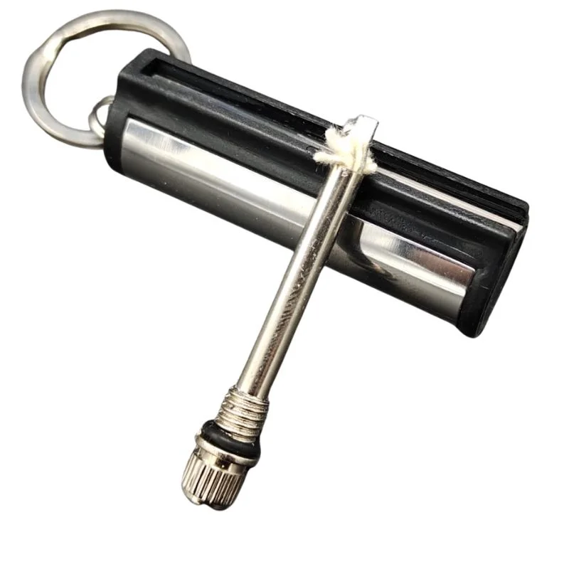 Permanent Match Striker Flint Stone Lighter with Keychain - Image 6