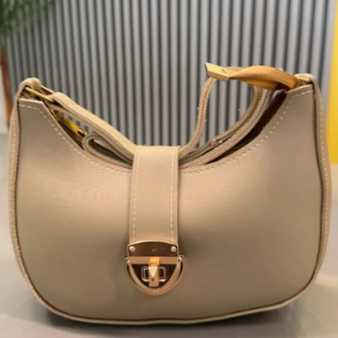 Luxury Shoulder Bag for Women | Skin Color - Image 3